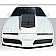 Extreme Dimensions Hood - Primered Fiberglass Black - 108493