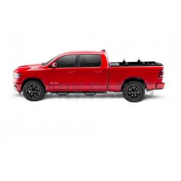 Retrax Tonneau Cover Soft Manual Retractable Black Matte Aluminum - T80222-4