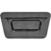 Help! By Dorman Brake Pedal Pad - Rubber Black OEM - 20785
