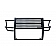 Iron Cross Grille Guard - Black Powder Coated Steel - 10062519
