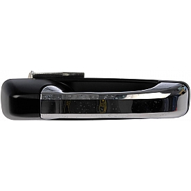Help! By Dorman Exterior Door Handle - Plastic Silver/ Black Single - 81011