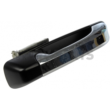 Help! By Dorman Exterior Door Handle - Plastic Silver/ Black Single - 81011-3