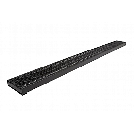 Dee Zee Running Board Black Powder Coated Aluminum Stationary - 15321A
