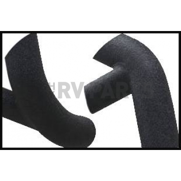 Black Horse Offroad Bull Bar Tube 2-1/2 Inch Black Textured Steel - MBTMR1903-5