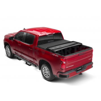 Lund International Tonneau Cover Soft Roll-Up Black Matte Canvas/ Twill Weaved Fabric - 968292-11