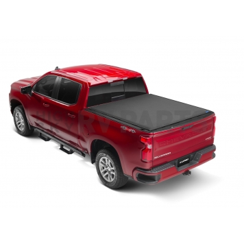 Lund International Tonneau Cover Soft Roll-Up Black Matte Canvas/ Twill Weaved Fabric - 968292-12