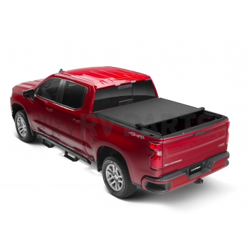Lund International Tonneau Cover Soft Roll-Up Black Matte Canvas/ Twill Weaved Fabric - 968292-14