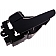 Help! By Dorman Interior Door Handle - Lever Plastic Black Single - 83687