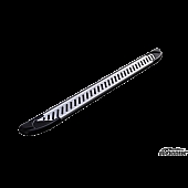 Romik USA Running Board Polished Aluminum Stationary - 61345418