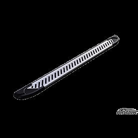 Romik USA Running Board Polished Aluminum Stationary - 61345418
