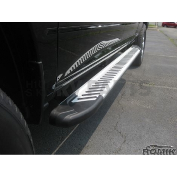 Romik USA Running Board Polished Aluminum Stationary - 61345418-6