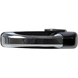 Help! By Dorman Exterior Door Handle - Plastic Silver/ Black Single - 81012