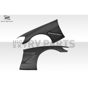 Extreme Dimensions Fender - Fiberglass Black Primered Set Of 2 - 109688-4
