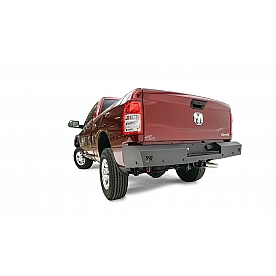 Fab Fours Bumper Red Steel 1-Piece Design Steel Black - R19RT44501