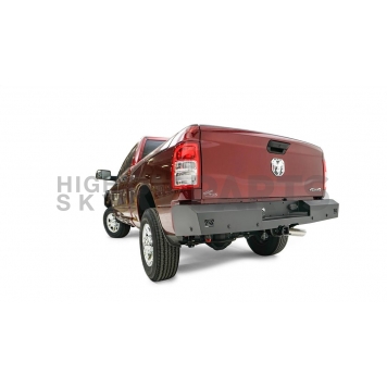 Fab Fours Bumper Red Steel 1-Piece Design Steel Black - R19RT44501