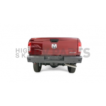 Fab Fours Bumper Red Steel 1-Piece Design Steel Black - R19RT44501-2
