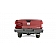 Fab Fours Bumper Red Steel 1-Piece Design Steel Black - R19RT44501
