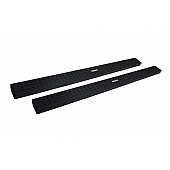 Go Rhino Running Board Black Textured Steel Stationary - 863409987T
