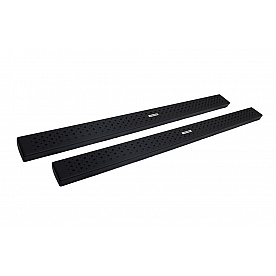 Go Rhino Running Board Black Textured Steel Stationary - 863409987T