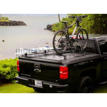Pace Edwards Tonneau Cover Hard Manual Retractable Black Matte Powder Coated Aluminum/ Vinyl - KRN5780-8