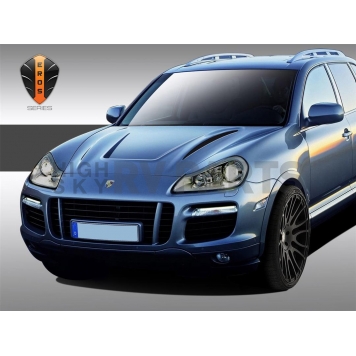 Extreme Dimensions Hood - Primered Fiberglass Black - 108583