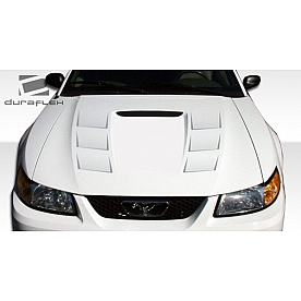 Extreme Dimensions Hood - Primered Fiberglass Black - 104841