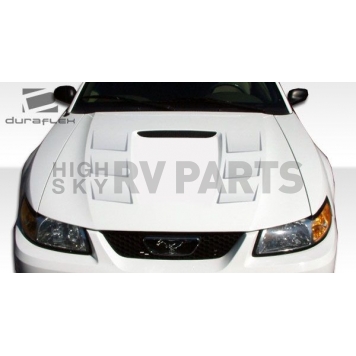 Extreme Dimensions Hood - Primered Fiberglass Black - 104841