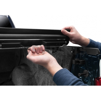 BAK Industries Tonneau Cover Hard Roll-Up Black Aluminum - 39338-7