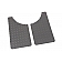 Dee Zee Mud Flap - Black Textured Powder Coated Aluminum Set Of 2 - 1808TB