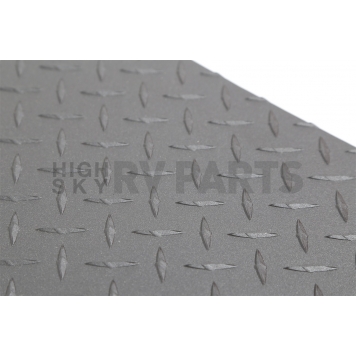 Dee Zee Mud Flap - Black Textured Powder Coated Aluminum Set Of 2 - 1808TB-3