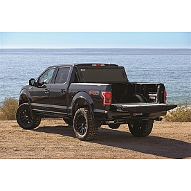 BAK Industries Tonneau Cover Hard Folding Black Matte Aluminum - 448338