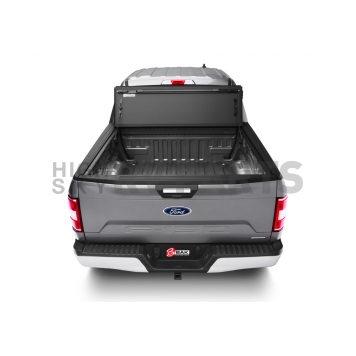 BAK Industries Tonneau Cover Hard Folding Black Matte Aluminum - 448338-9