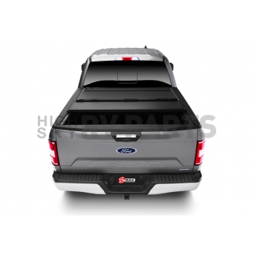 BAK Industries Tonneau Cover Hard Folding Black Matte Aluminum - 448338-10