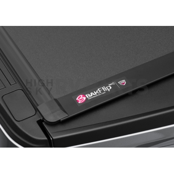 BAK Industries Tonneau Cover Hard Folding Black Matte Aluminum - 448338-11
