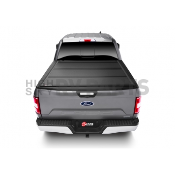 BAK Industries Tonneau Cover Hard Folding Black Matte Aluminum - 448338-8