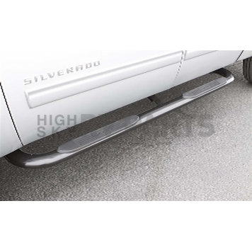 Lund International Nerf Bar 4 Inch Stainless Steel Oval - 23294785-2