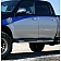 Iron Cross Running Board Black Powder Coated Steel Stationary - 92861