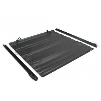Lund International Tonneau Cover Soft Roll-Up Black Matte Textured Vinyl - 96074-1