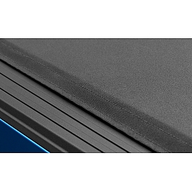 Lund International Tonneau Cover Soft Roll-Up Black Matte Canvas/ Twill Weaved Fabric - 968113