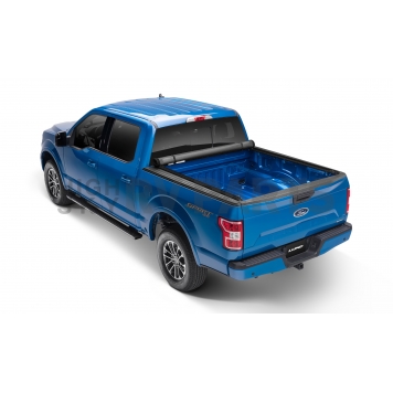 Lund International Tonneau Cover Soft Roll-Up Black Matte Canvas/ Twill Weaved Fabric - 968113-4