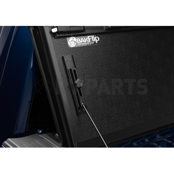 BAK Industries Tonneau Cover Hard Folding Black Aluminum - 226338-5