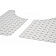 Dee Zee Mud Flap - Silver Aluminum Set Of 2 - 1808