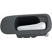 Help! By Dorman Interior Door Handle - Lever Plastic Gray Housing With Silver Lever Single - 92689