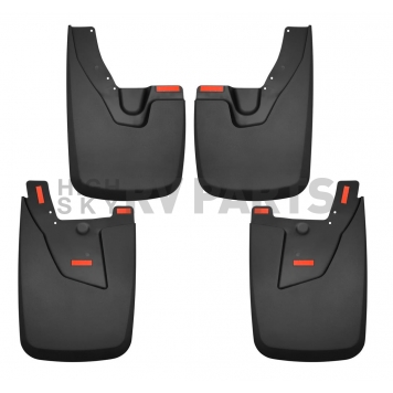 Husky Liner Mud Flap - Black Thermoplastic Set Of 4 - 58056-3