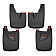 Husky Liner Mud Flap - Black Thermoplastic Set Of 4 - 58056