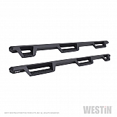 Westin Automotive Nerf Bar - Truck Wheel to Wheel Black Powder Coated Steel Square - 56534185