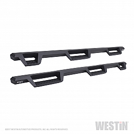 Westin Automotive Nerf Bar - Truck Wheel to Wheel Black Powder Coated Steel Square - 56534185
