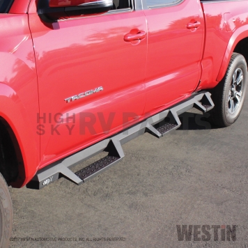 Westin Automotive Nerf Bar - Truck Wheel to Wheel Black Powder Coated Steel Square - 56534185-2