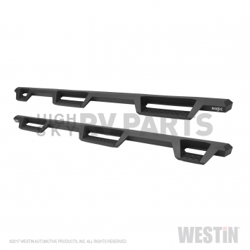 Westin Automotive Nerf Bar - Truck Wheel to Wheel Black Powder Coated Steel Square - 56534185-8
