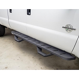 Go Rhino Running Board Black Powder Coated Steel Stationary - 341068720P